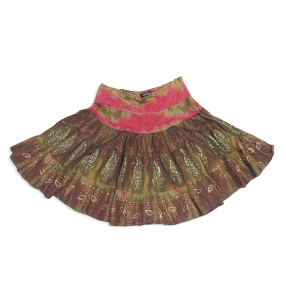 Bebe Skirt Fairy Y2K Indie Bohemian Boho S Small - Picture 3 of 5